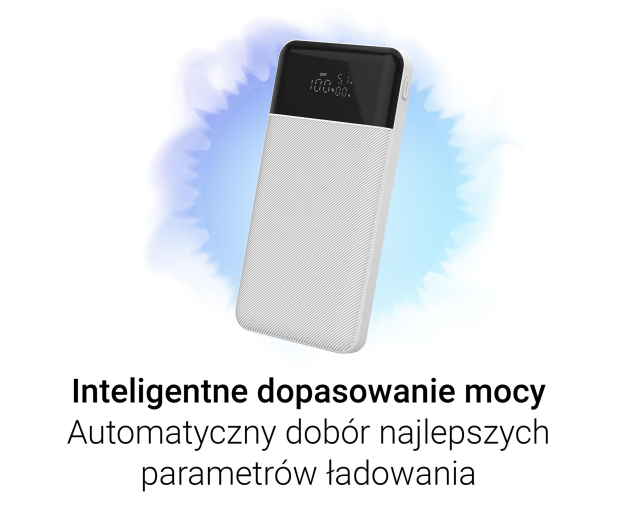 Silver Monkey Powerbank Smart 10 000 mAh 22.5W Biały - 1481439 - zdjęcie 6